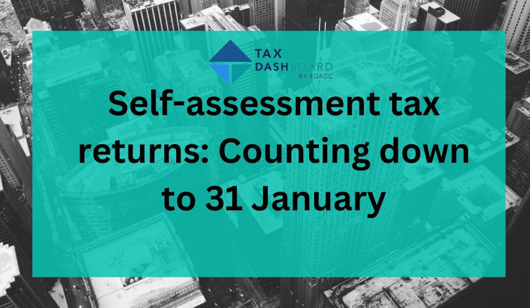 Self-assessment tax returns: Counting down to 31 January
