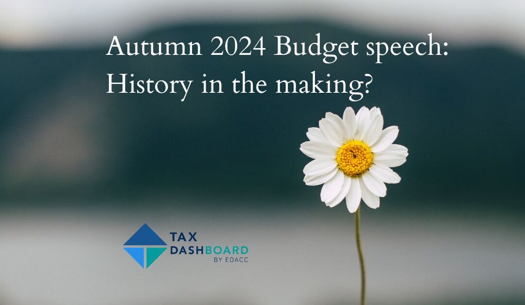 Autumn 2024 Budget speech: History in the making?